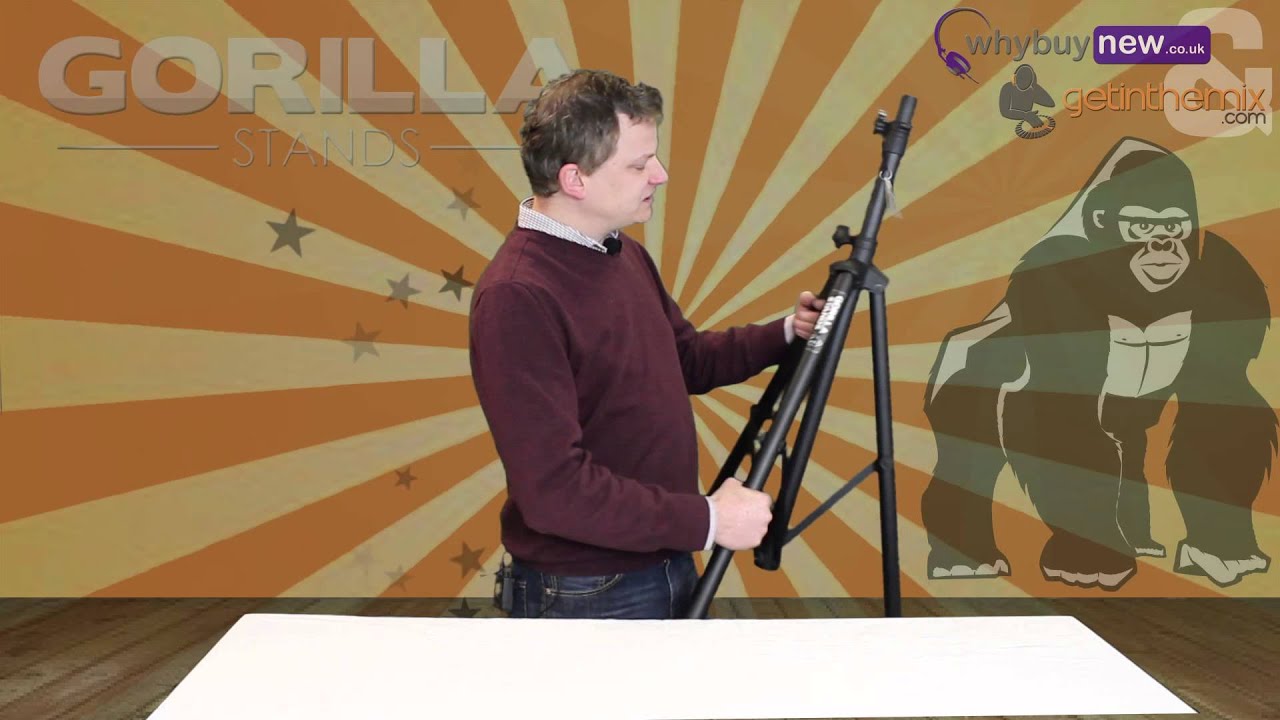 Gorilla GSS 100 Tripod Speaker Stand