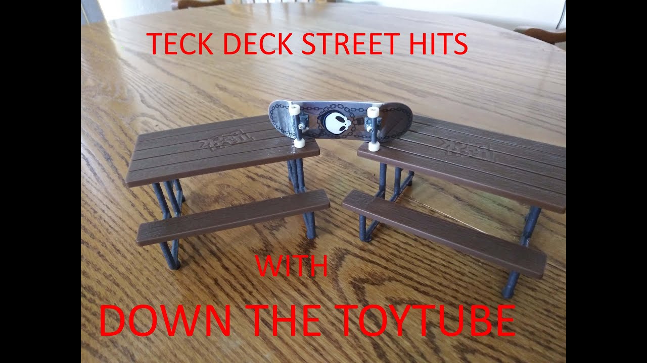 Tech Deck World Edition Street Hits Picnic Table | Down The Toytube
