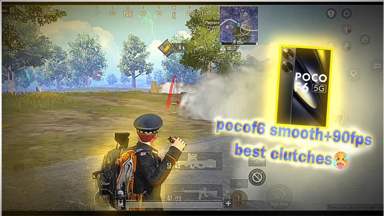 POCOF6🔥 smooth+90fps best clutches🥵 bgmi/pubgmobail aggressive😤 clutch POCOF6🔥 90fps bgmi🔱