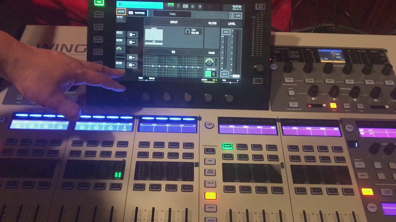 Berheinger WING-16. MATRIX 매트릭스 설정