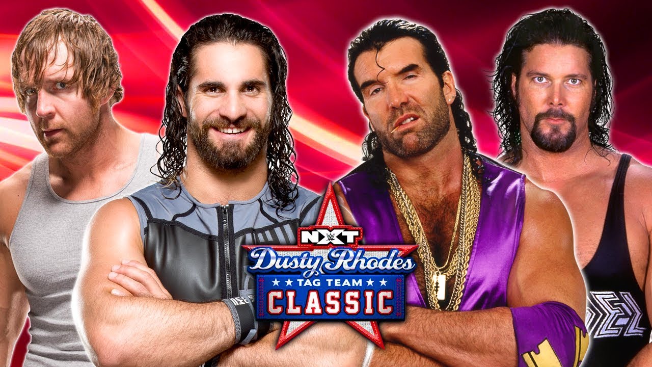 Seth Rollins & Dean Ambrose  vs. Kevin Nash & Scott Hall - Dusty Rhodes Tournament Finale #WWE2K18
