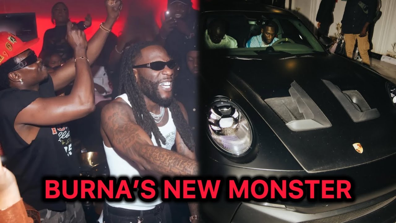 Burna Boy объявил о «новом режиме» после того, как приехал на Porsche GT3 RS 2025 года вместе с Р...