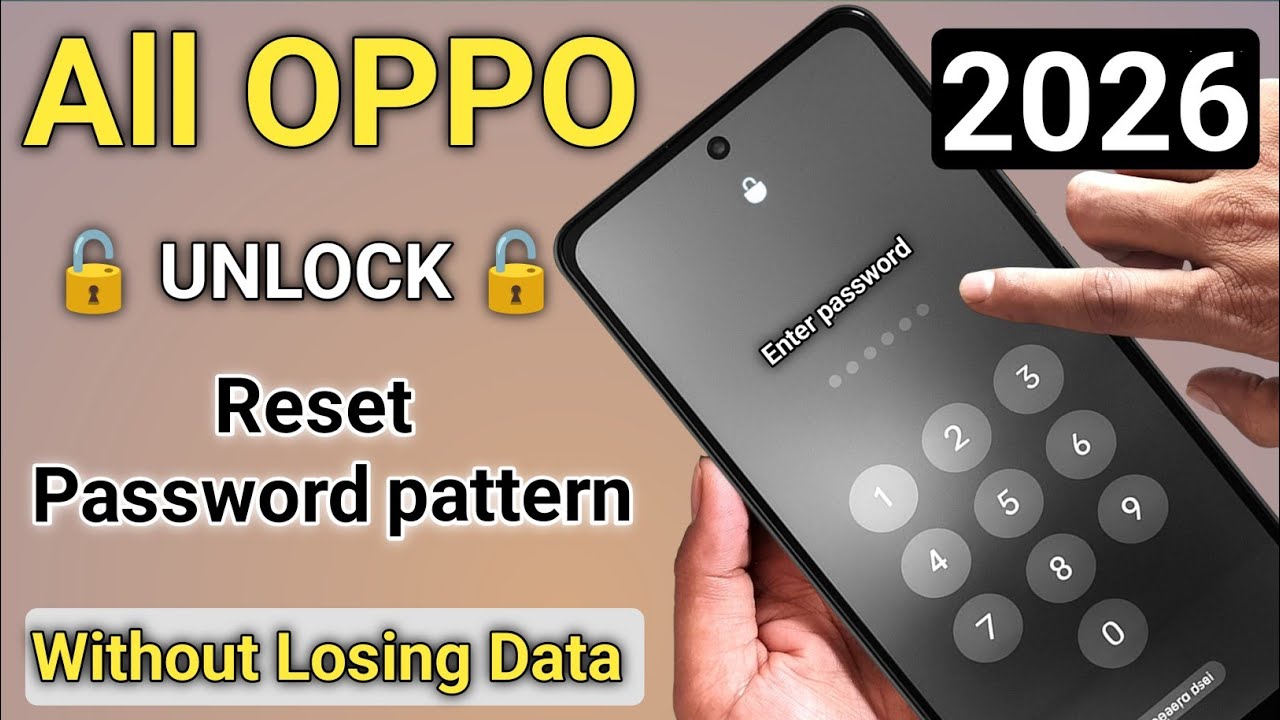 How To Unlock Oppo Phone iF Forgot Password Pattern 2026 || Without Losing Data 