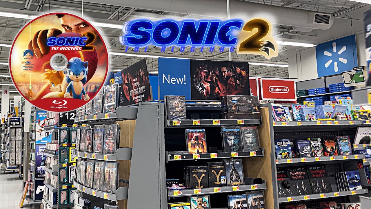 Sonic The Hedgehog 2 DVD/Blu-Ray Hunt!