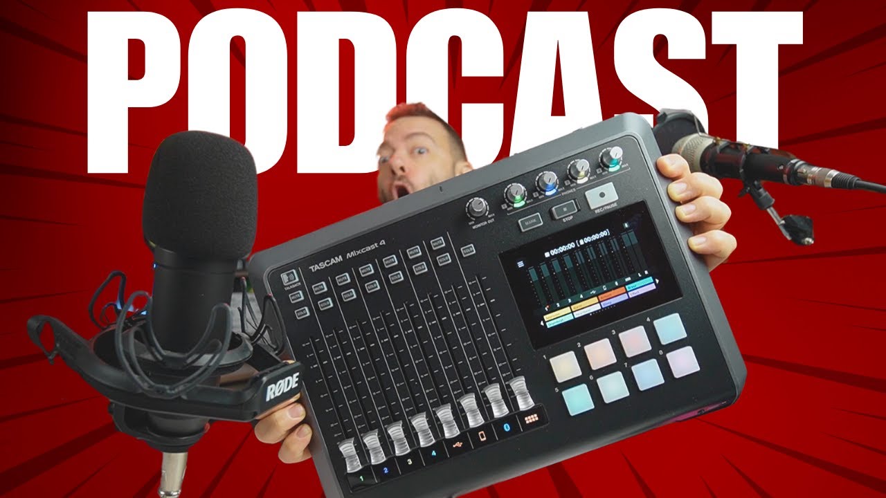 Come registrare un PODCAST. Mixer Tascam Mixcast 4