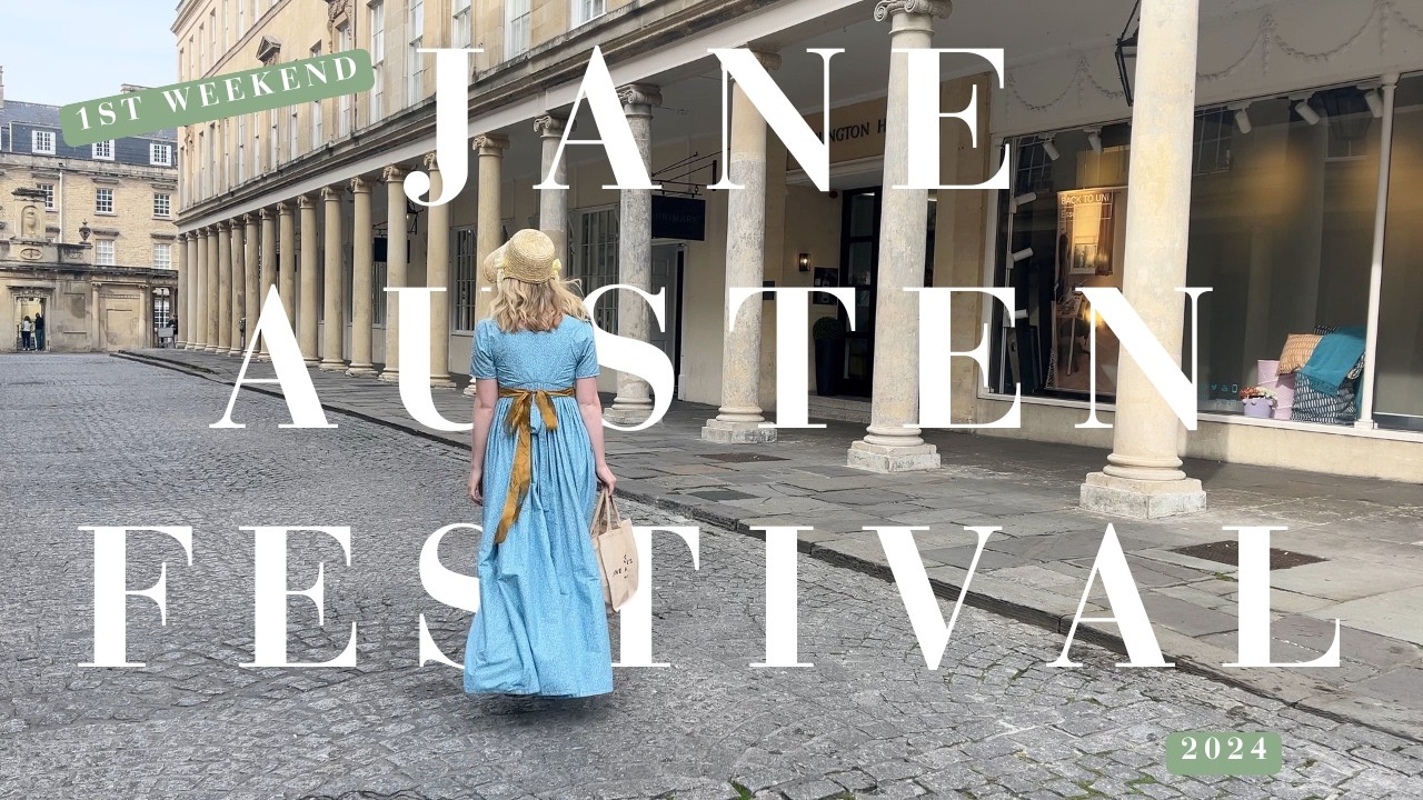 Jane Austen Festival 2024 Vlog | My first time attending the festival in Bath 👒🤍📖