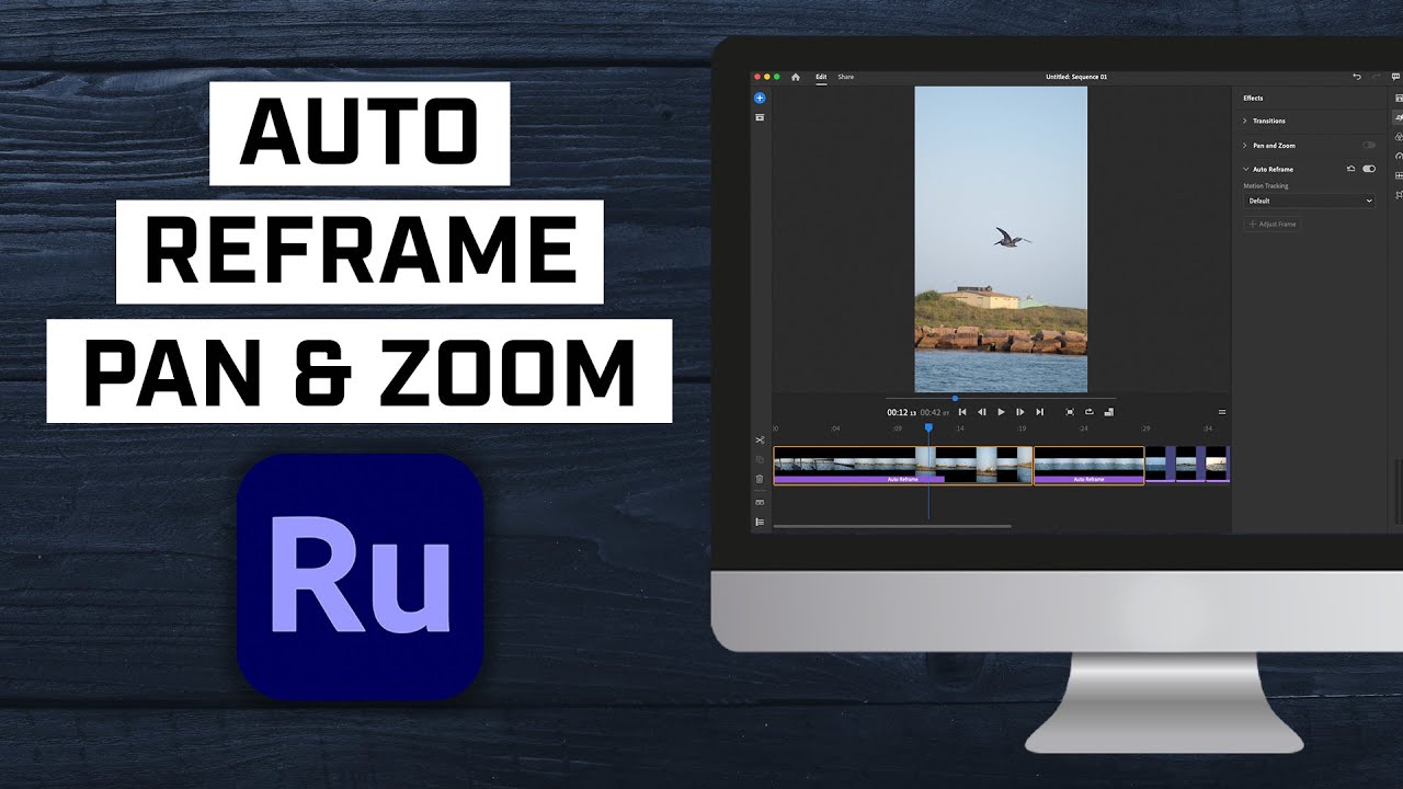 How To Auto Reframe Video Clips with Adobe Premiere Rush
