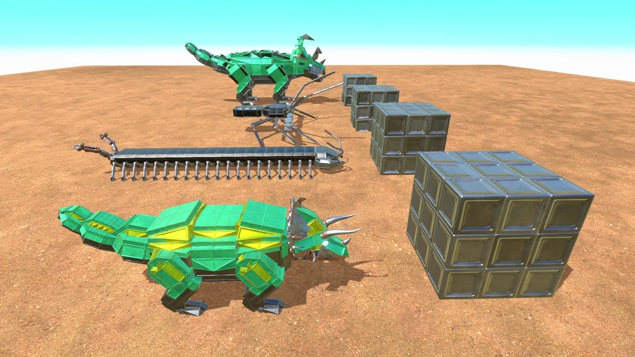 Cube robots vs. Biological robots! | Age Of Warbots
