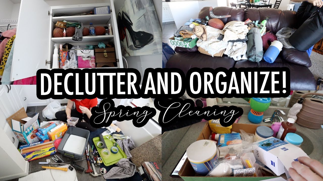Extreme Declutter and Organization! Spring Cleaning Motivation!