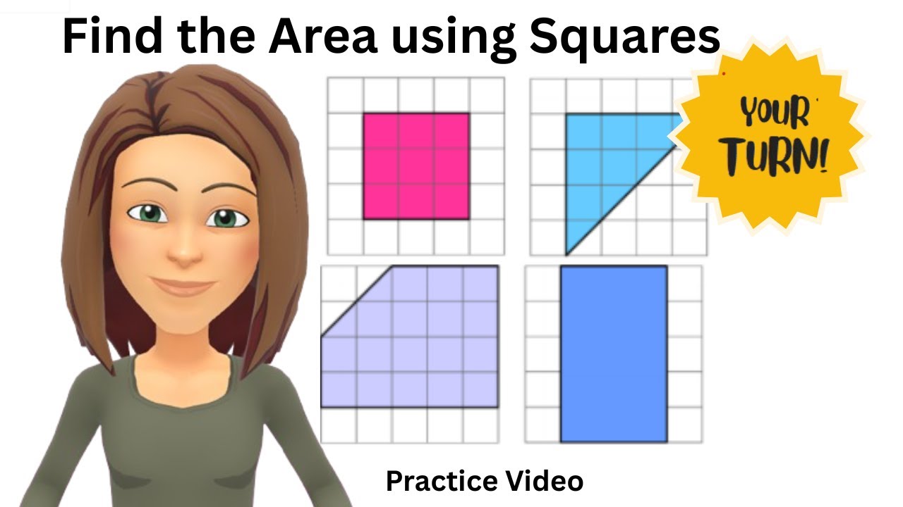 Find the Area Counting Square Units | PRACTICE VIDEO | MATH PLUS  | Where math makes sense
