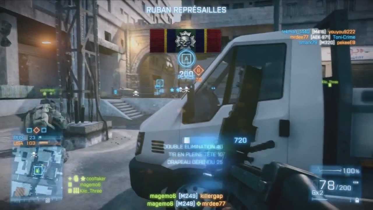 Battlefield 3 - Magemo et Cooltaker vs Youyou et Julien