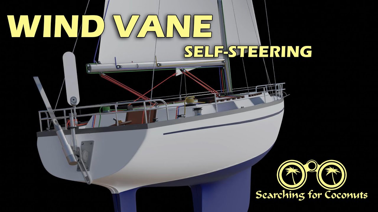 WIND VANE self-steering - how we use ours when sailing