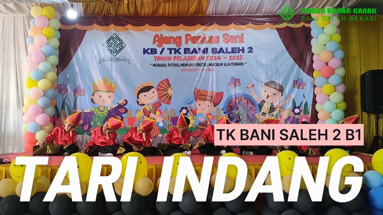 TARI INDANG (Dindin Badindin) || Anak TK Bani Saleh 2 Kota Bekasi
