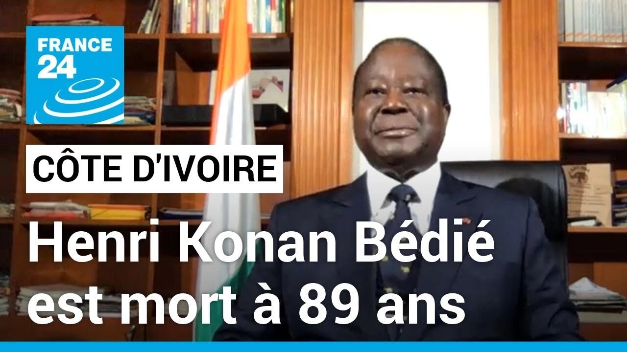 L'ancien pr&eacute;sident de C&ocirc;te d'Ivoire Henri Konan B&eacute;di&eacute; est mort &agrave; 89 ans &bull; FRANCE 24