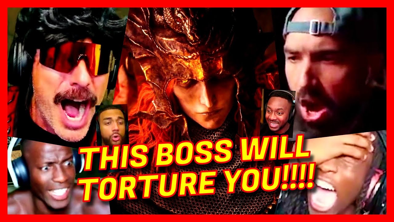 GAMERS GET TORTURED by MESSMER THE IMPALER BOSS FIGHT REACTIONS MASHUP ELDEN RING SHADOW OF ERDTREE