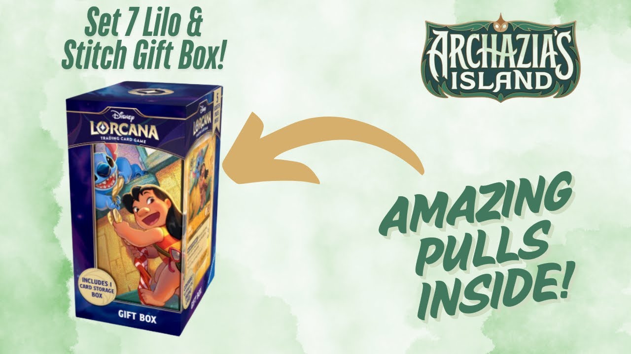 Archazia's Island Lilo & Stitch GIFT BOX OPENING - AMAZING PULLS!