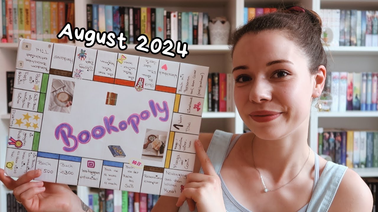 BOOKOPOLY August 2024 📚 // Diese Bücher möchte ich lesen!!  | Vany xo