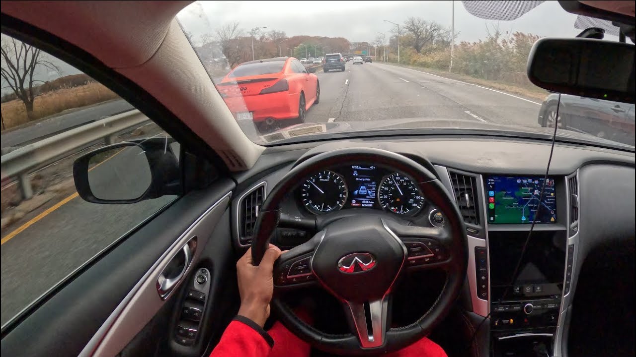 POV NYC DRIVE | ПЛАВАНИЕ НА ШОССЕ | INFINITI Q50