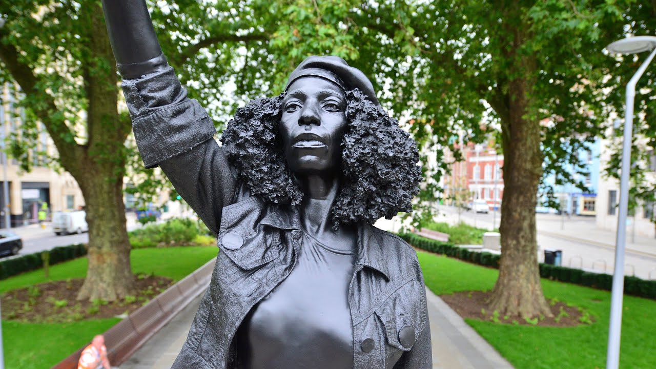 Edward Colston statue replaced with sculpture of Black Lives Matter protester