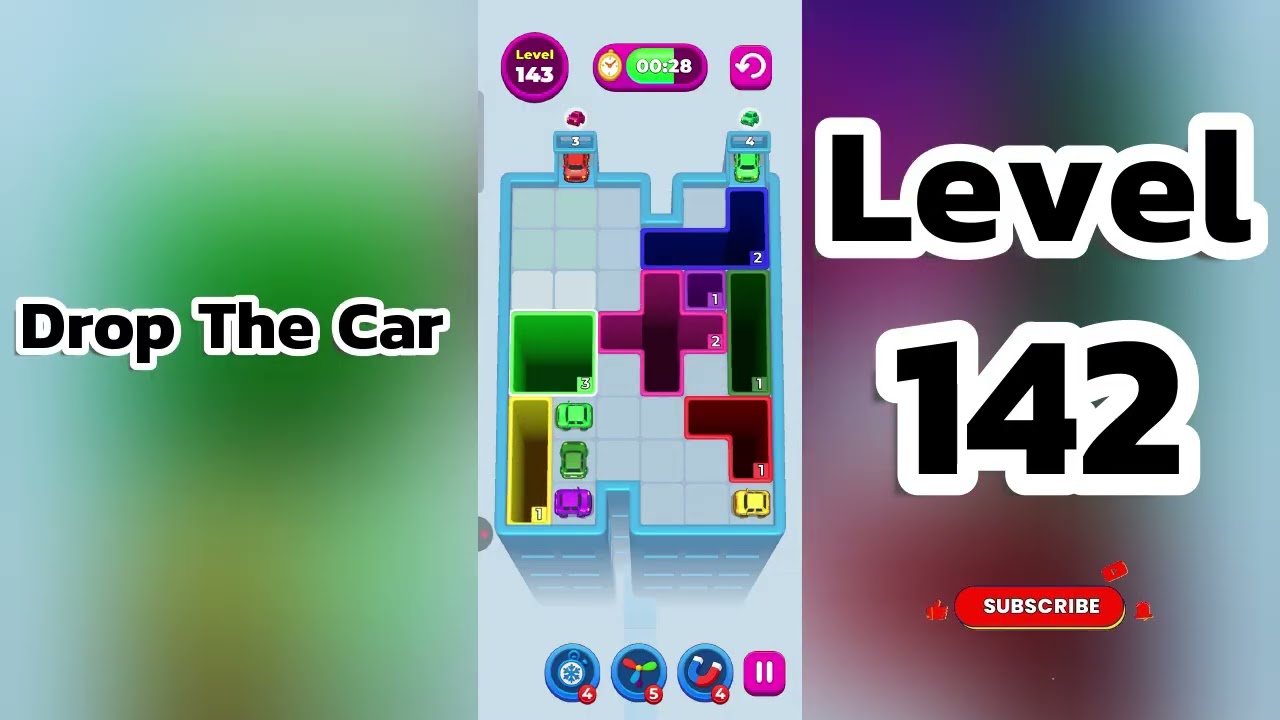 🚗 Drop The Car Level 142 Walkthrough | Car Puzzle Game Solution | Go Answer