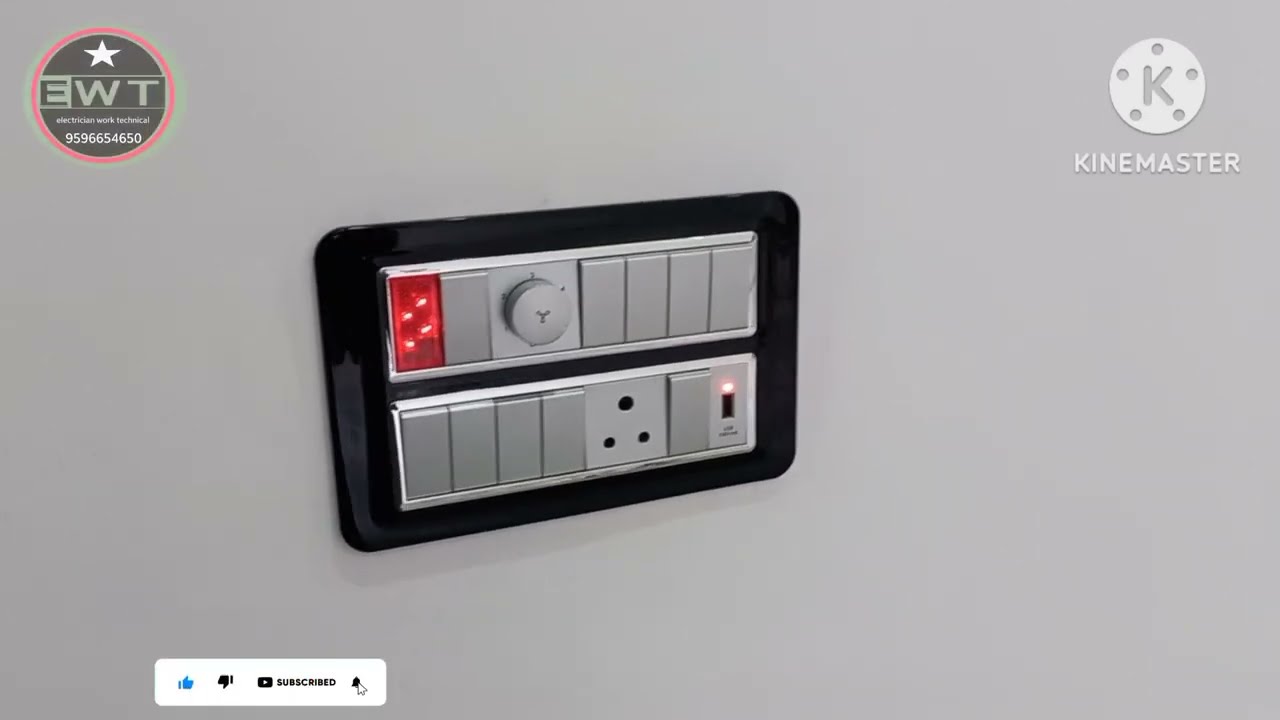 How to work Electrician Finishing Fitting... house wiring kaise karte . Finishing ka kam kaise karte