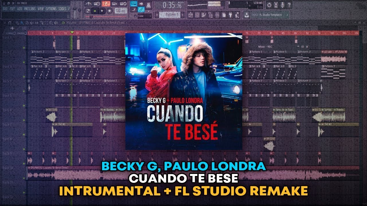 Becky G, Paulo Londra - Cuando Te Besé (Instrumental Remake + FLP)