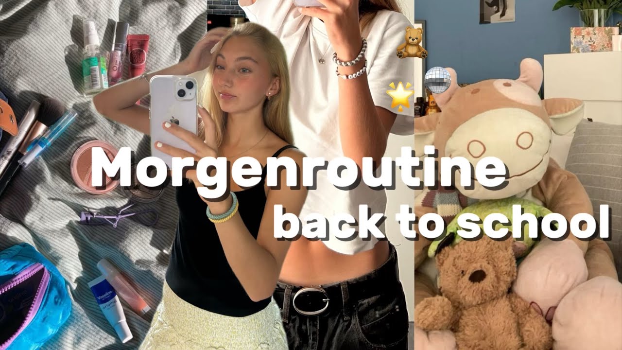 Realistische Morgenroutine 🧸 *back to school* 