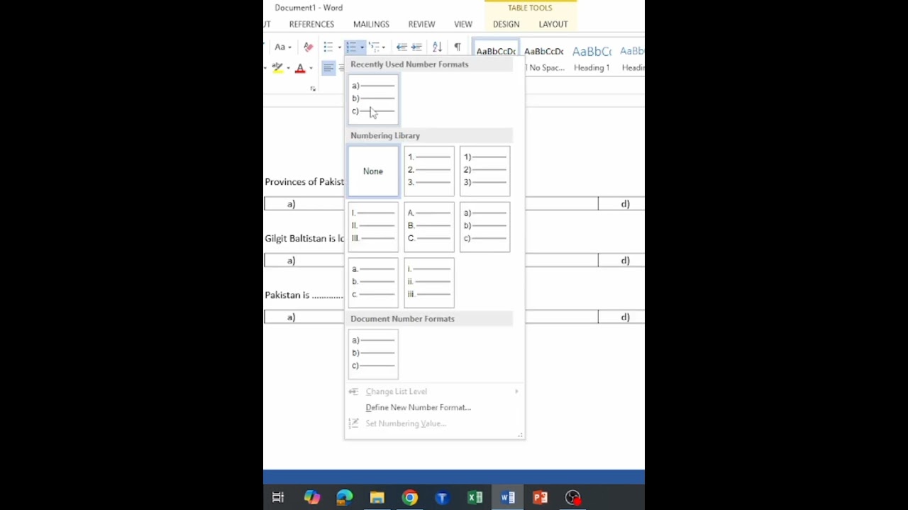 How to Create MCQs in MS Word  Easy Tutorial for Question Papers