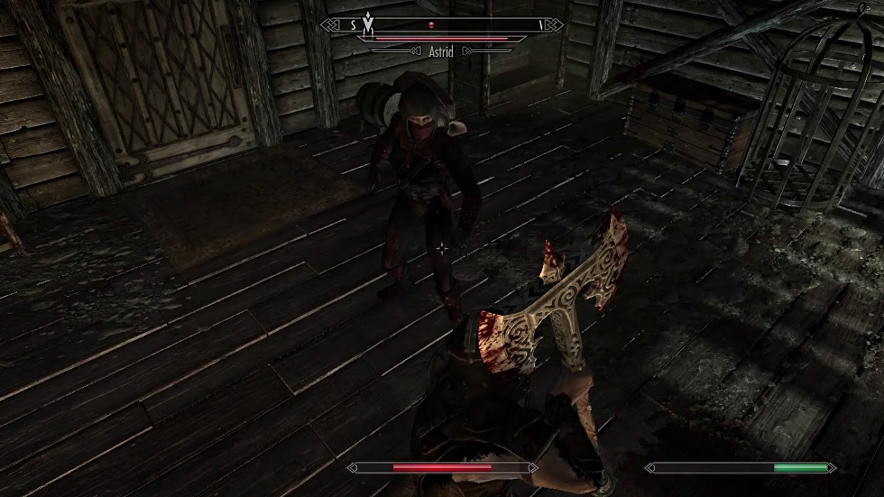 Skyrim SE Legendary Survival Mode Fail: First Time: Against the Dark Brotherhood.