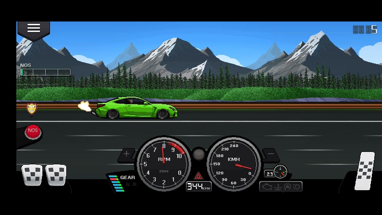 tuned lexus rcf pixel car racer