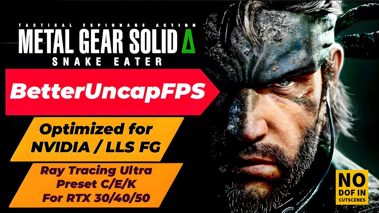 BetterUncapFPS v5.7 - Ultra RayTracing Preset (C/E/K) | FrameGen Toggle | Crystal-Clear CUTSCENES