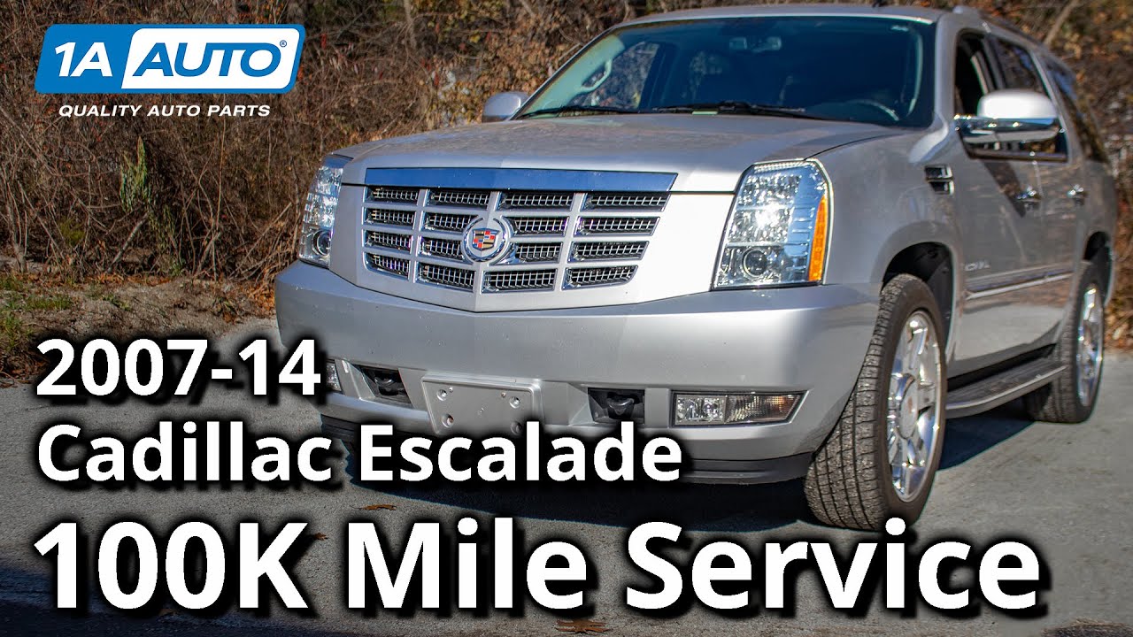 Техническое обслуживание 100 тыс. миль для внедорожника Cadillac Escalade 3-го поколения 2007–14 гг.