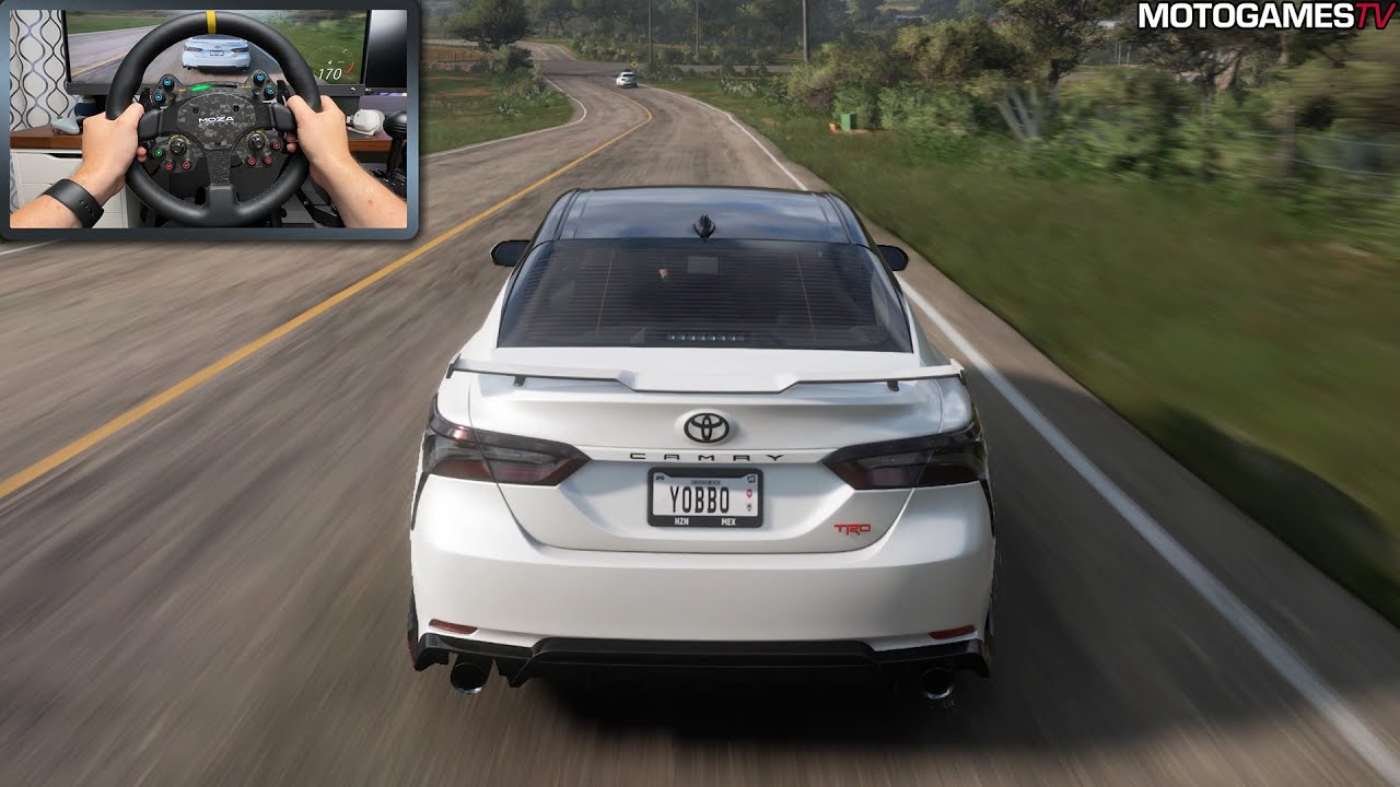 Forza Horizon 5 - 2023 Toyota Camry TRD | Moza DD R9 Gameplay