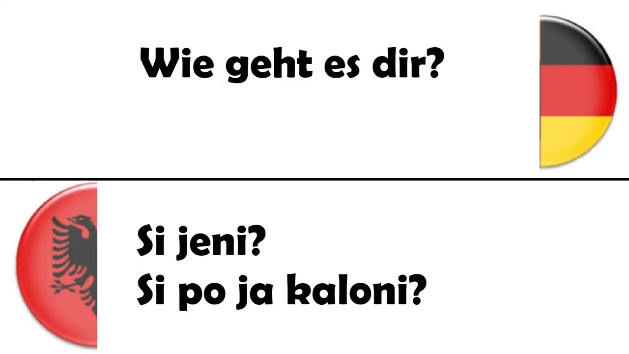 Meso gjermanisht A1 - Pershendetu me dike