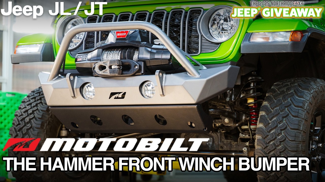 Motobilt The Hammer Front Winch Bumper - Jeep JL/JT Install