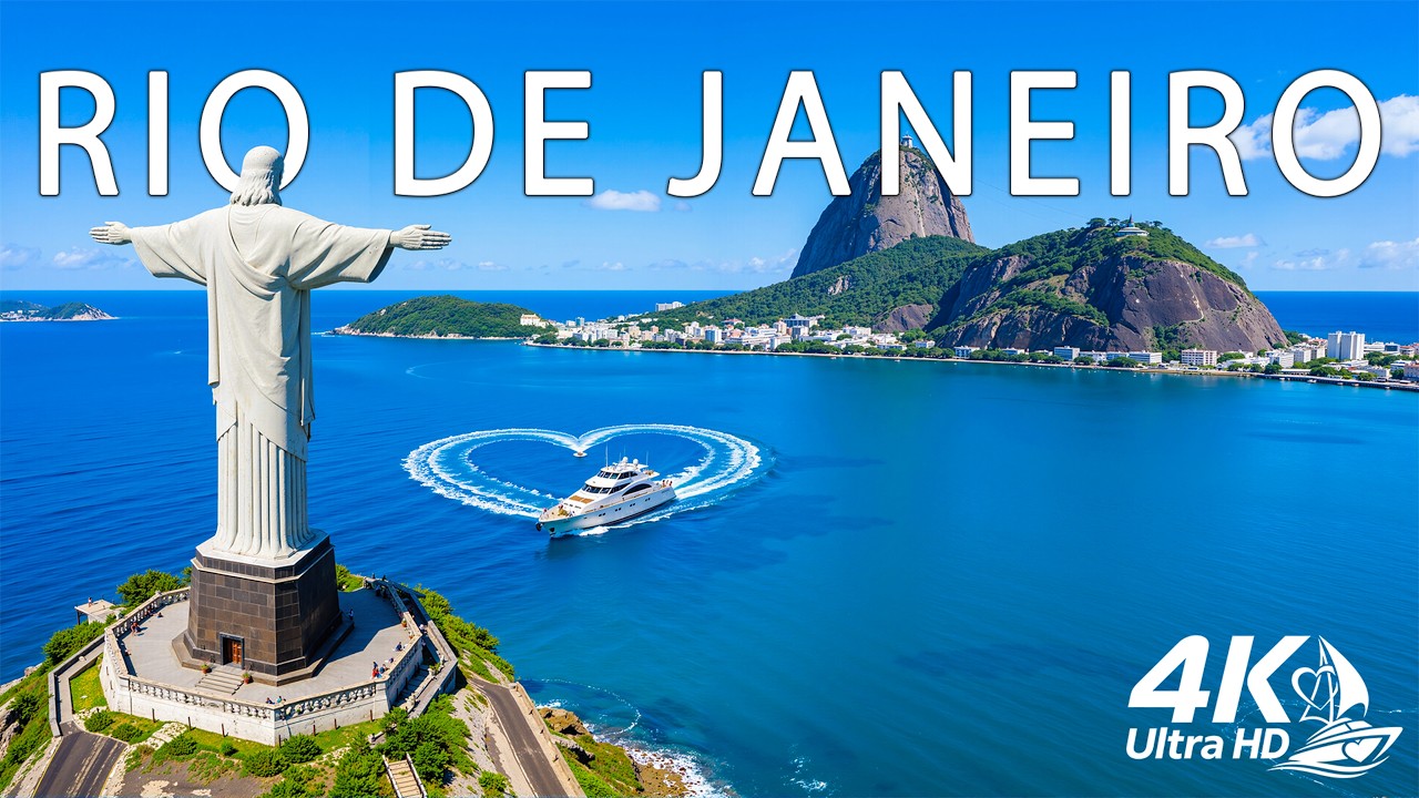 Rio de Janeiro 4K 🇧🇷 Copacabana Sunset & Sugarloaf Views | Luxury Deep House 2026
