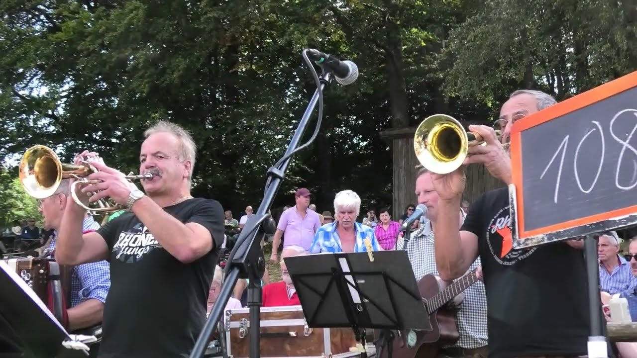 Wir Musikanten spielen heute auf - Rucksackmusikanten beim Gemündener-Hütten-Fest, 15.08.2023