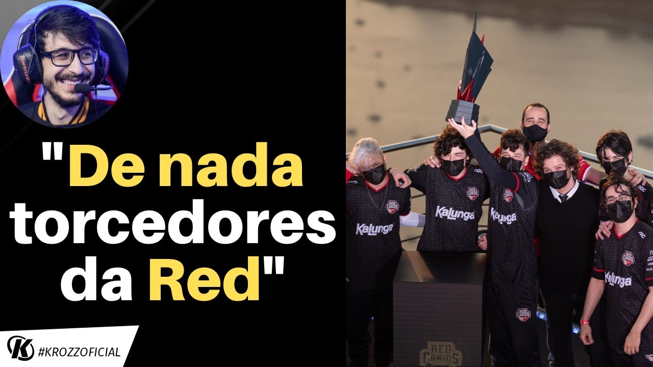 Revolta e toda resenha p&oacute;s game - Red Canids Campe&atilde; CBLOL 2021