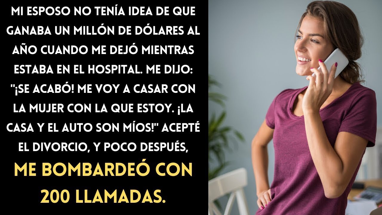 Mi esposo no sabía que gano $1 millón  Me dijo  “¡Divorciémonos! ¡Me voy a casar con mi amante!”