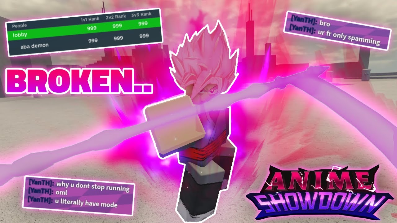 ABA DEMON tries GOKU BLACK in ANIME SHOWDOWN