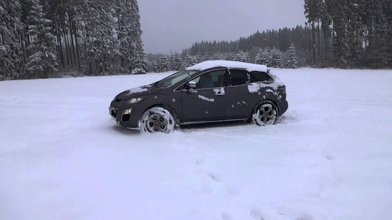 Mazda CX7 snow fun offroad
