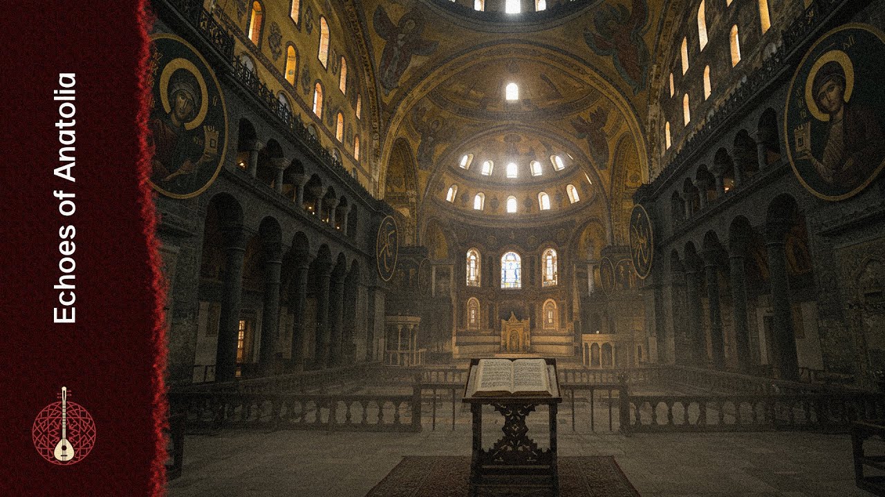 Byzantine Basilica Drone ♫ Ancient Anatolian Orthodox Chants for Deep Focus & Study