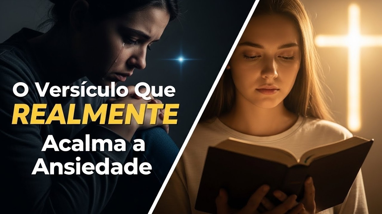 O Versículo Bíblico Que REALMENTE Acalma a Ansiedade.