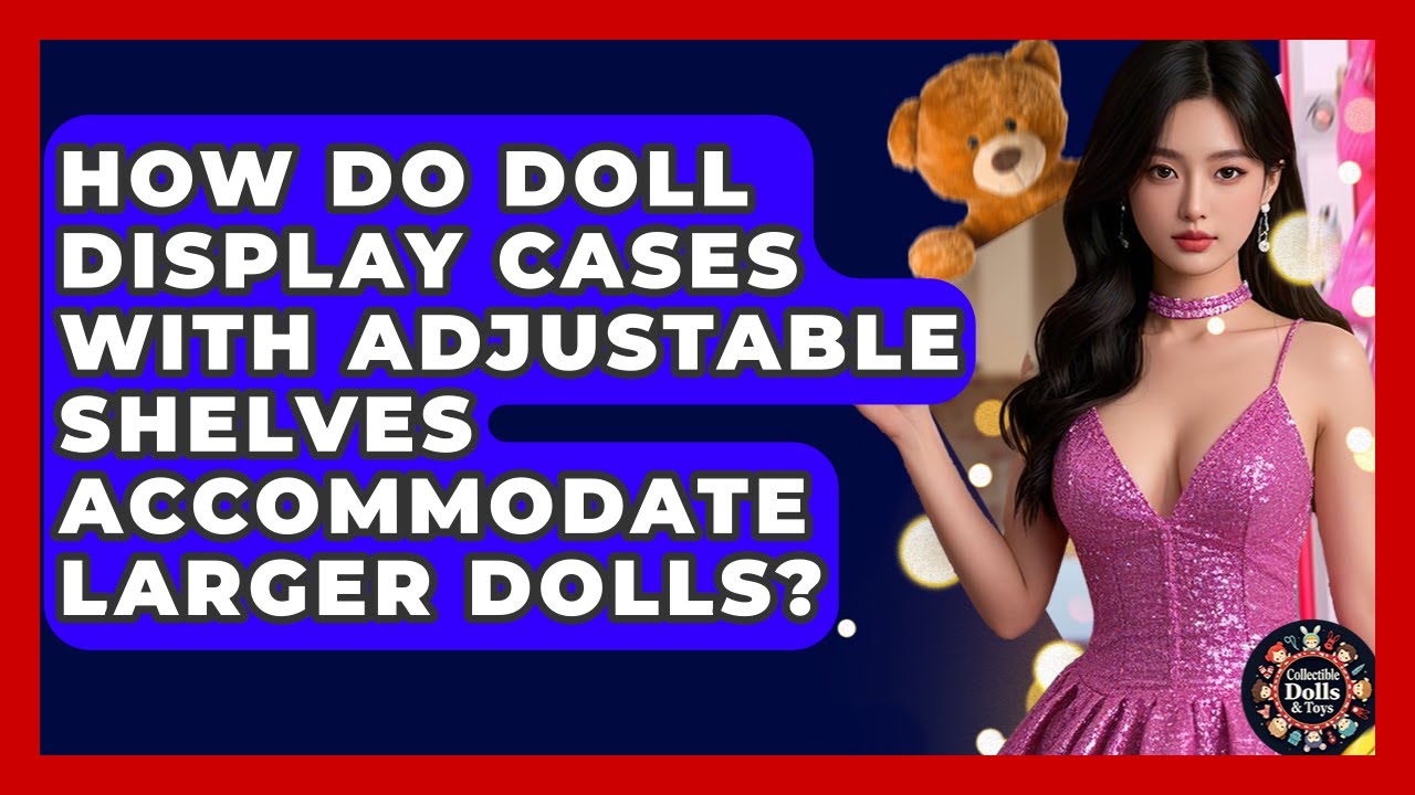 How Do Doll Display Cases With Adjustable Shelves Accommodate Larger Dolls?