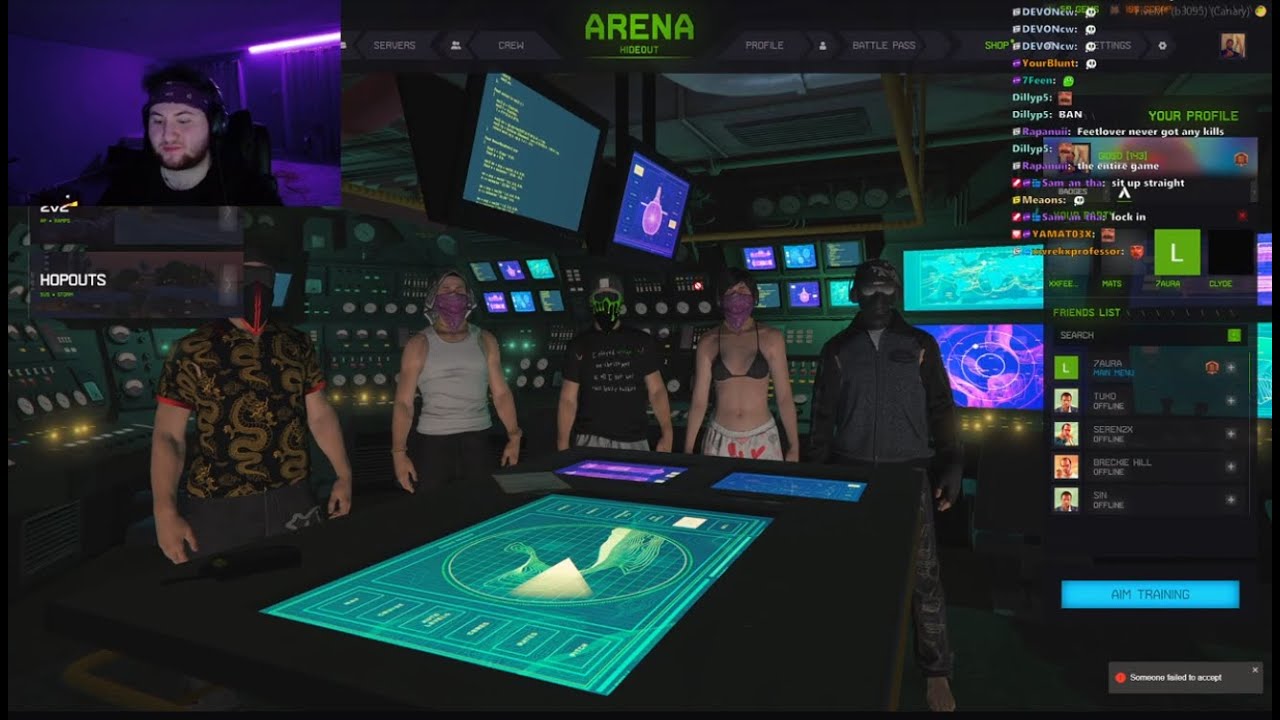 MSR Mats and Bipod play Arena with Curtis, Gio and Friends