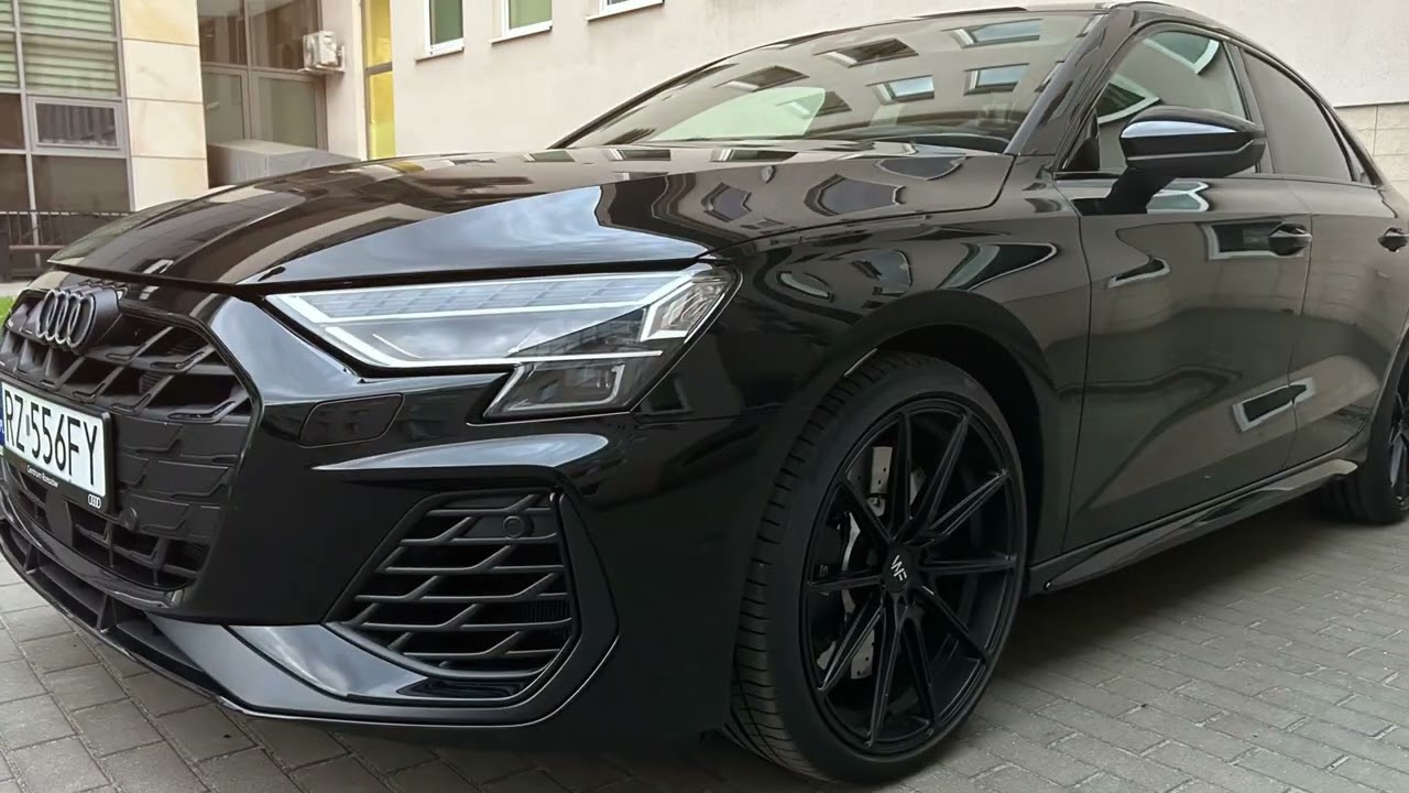 Audi S3 Facelift in the early evening. Audi, WheelForce, Black Edition 😉