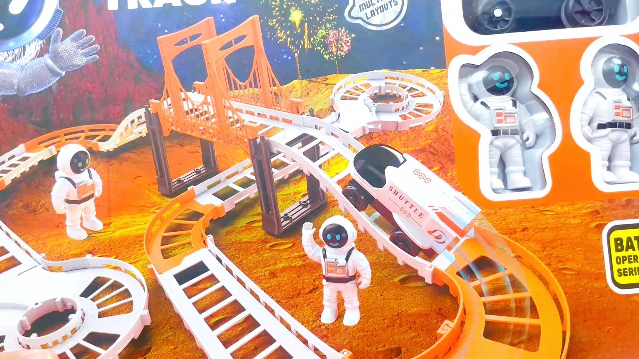 Let's make Outer Space Track | Learning Video for Kids, Toddlers