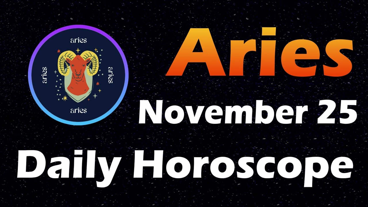 Aries Horoscope Today, Aries Tarot today, 25th November 2023 #AriesHoroscope #Horoscopia #AriesTarot