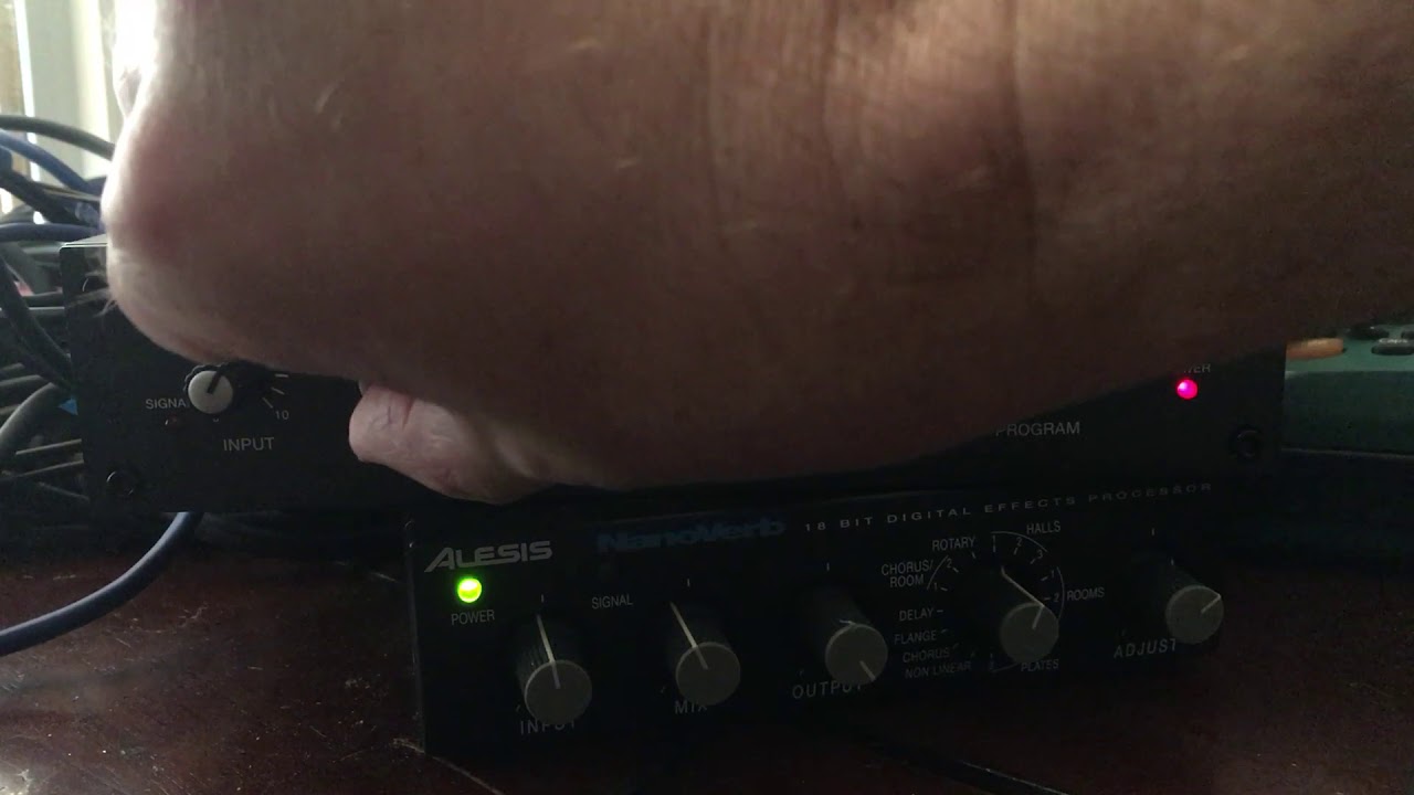 Alesis Nanoverb 2 Testing (synth)