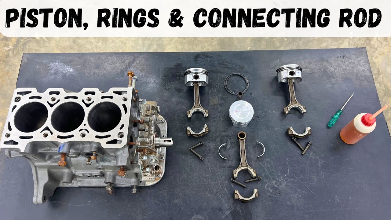 Alto 800 Engine Rebuild : Installing Piston, Rings & Connecting Rod : Ultimate Guide!